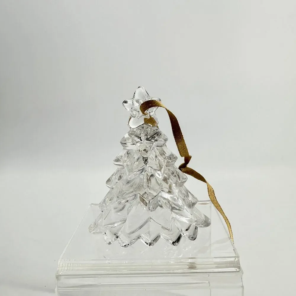 Mikasa Heavenly Music Crystal Christmas Tree Bell Ornament SN 090/535 Boxed